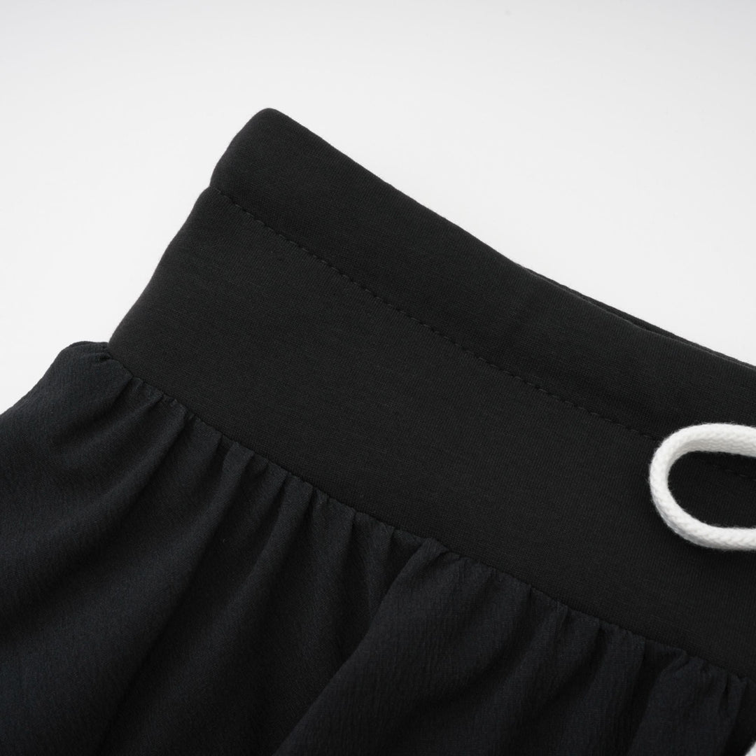 Levoire | Taille Élastique Jupe Mini Plissée