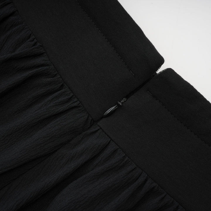Levoire | Taille Élastique Jupe Mini Plissée