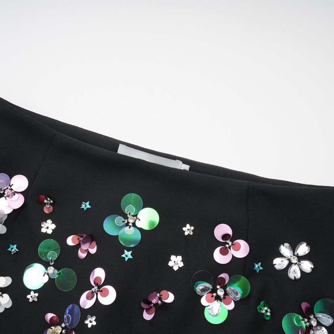 Levoire | Shorts Noires Ornées