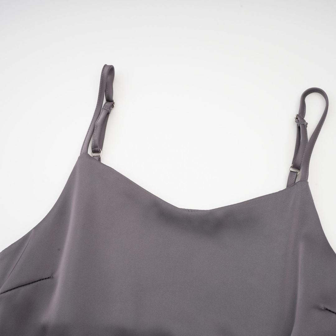Levoire | Robe Midi Satin Détail Twist