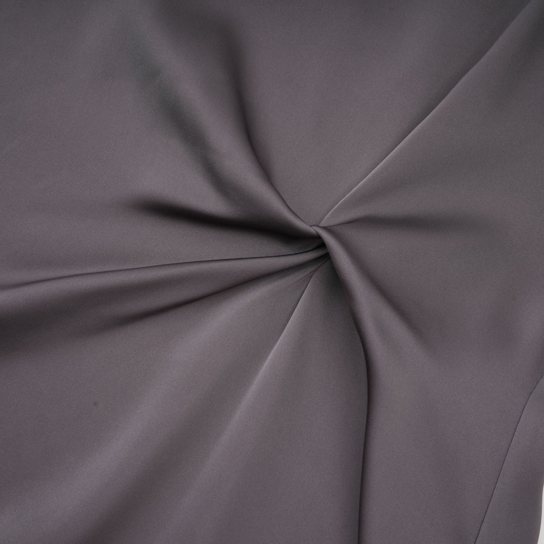 Levoire | Robe Midi Satin Détail Twist