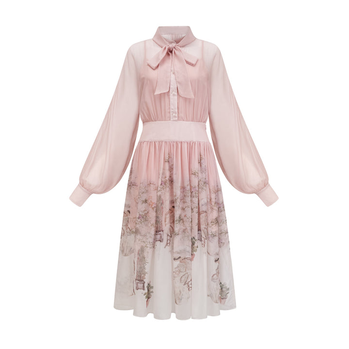 Levoire | Impression Naturelle Robe Midi