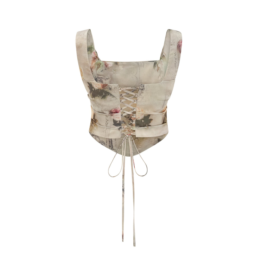 Levoire | Top & Jupe Imprimé Fleurs Ensemble Coordonné