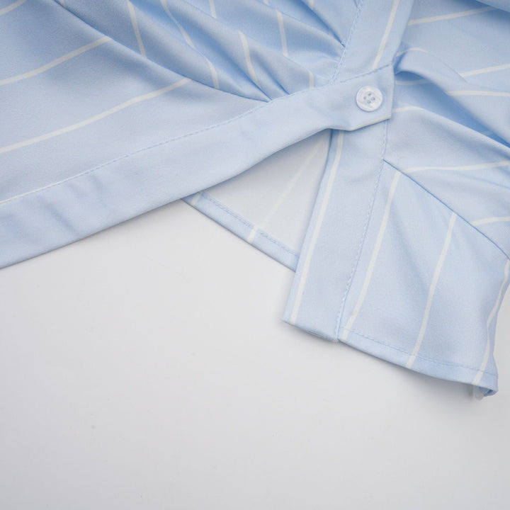 Levoire | Blouse Rayée Off-Shoulder