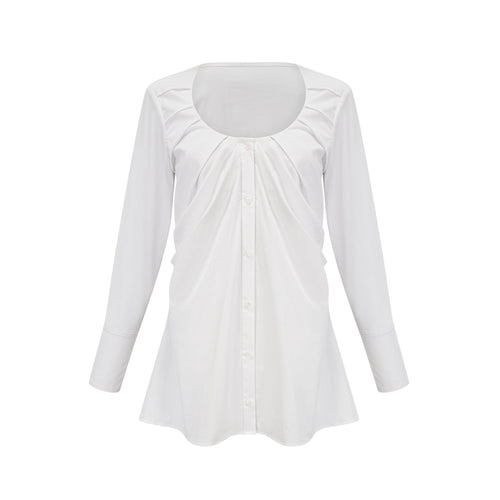 Levoire | Robe Chemise À Détail Plissé