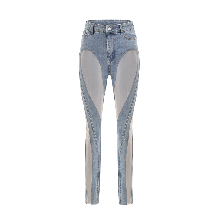 Levoire | Jeans À Panneaux Transparents
