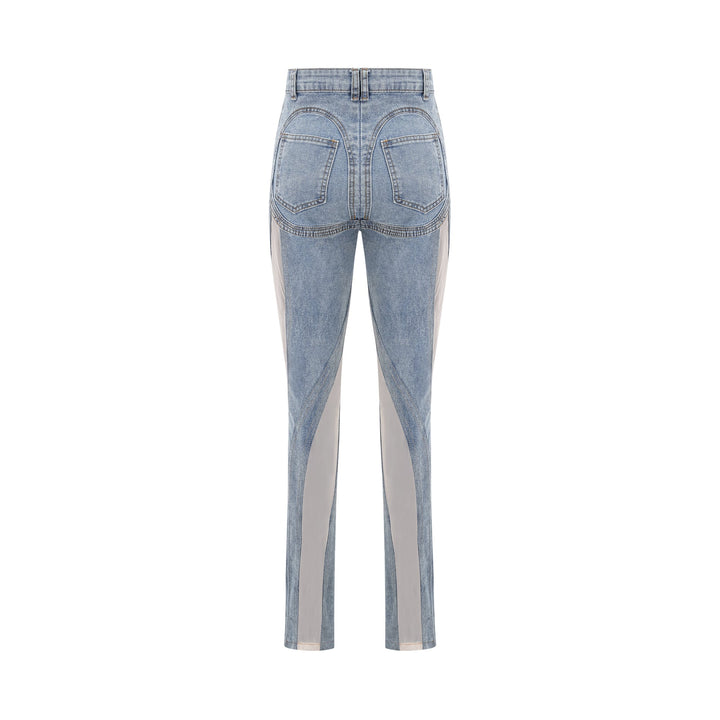 Levoire | Jeans À Panneaux Transparents
