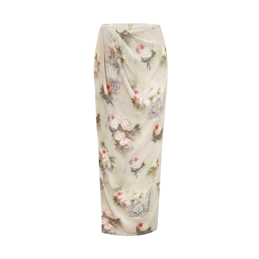 Levoire | Top & Jupe Imprimé Fleurs Ensemble Coordonné