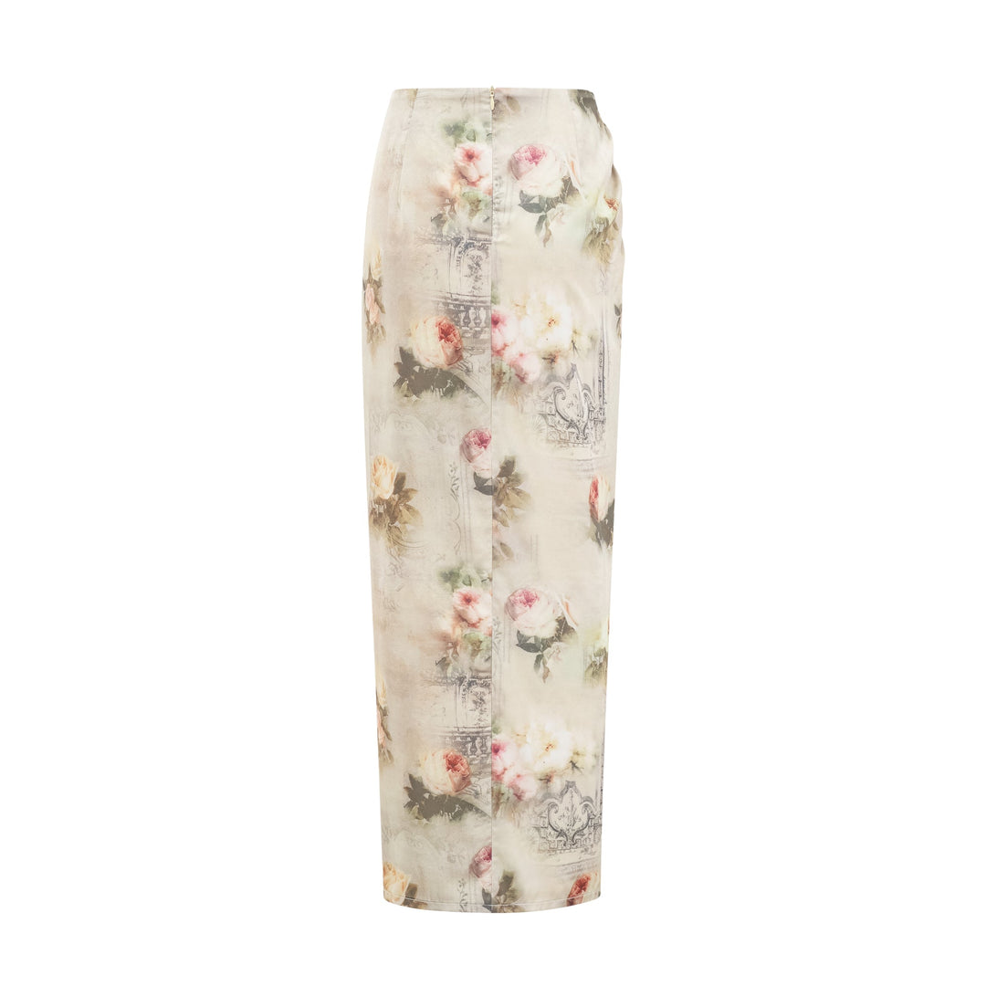 Levoire | Top & Jupe Imprimé Fleurs Ensemble Coordonné