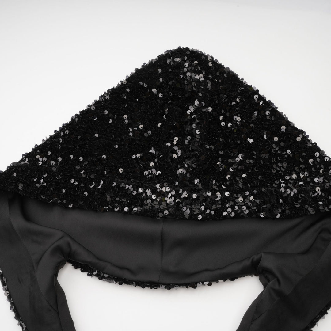 Levoire | Robe Mini À Capuche Avec Paillettes