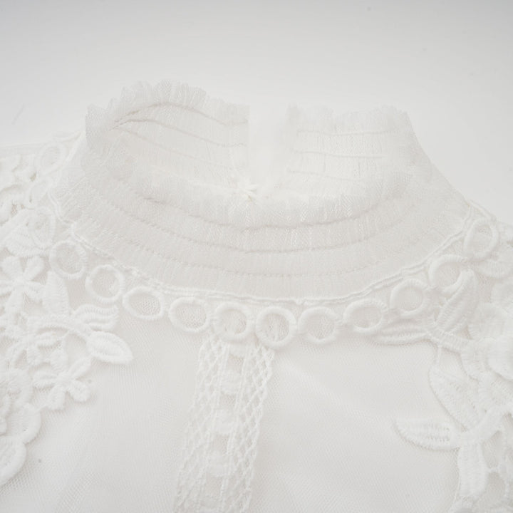 Levoire | Fleurs Top Semi-Transparent