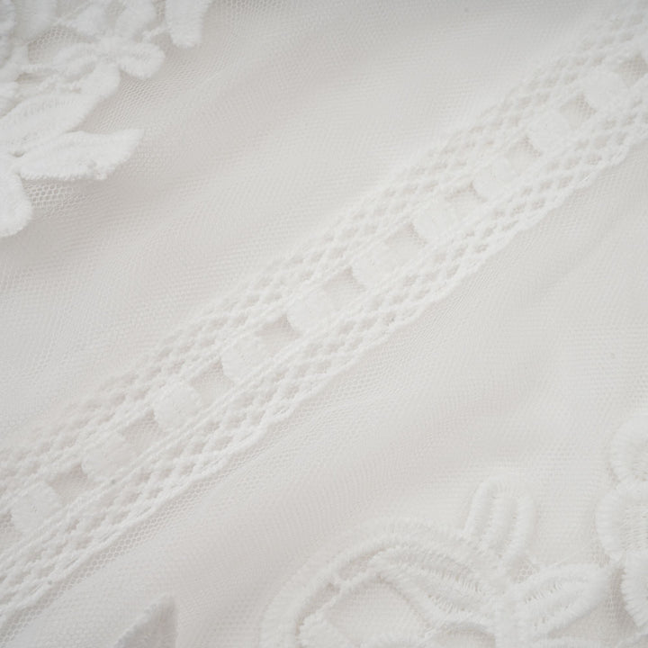 Levoire | Fleurs Top Semi-Transparent