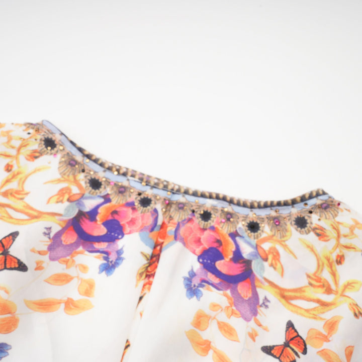 Levoire | Robe Maxi À Col En V Fleuri