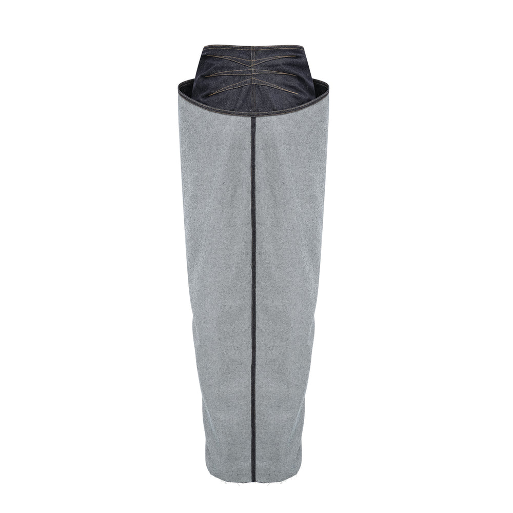 Levoire | Jupe En Denim Drapée