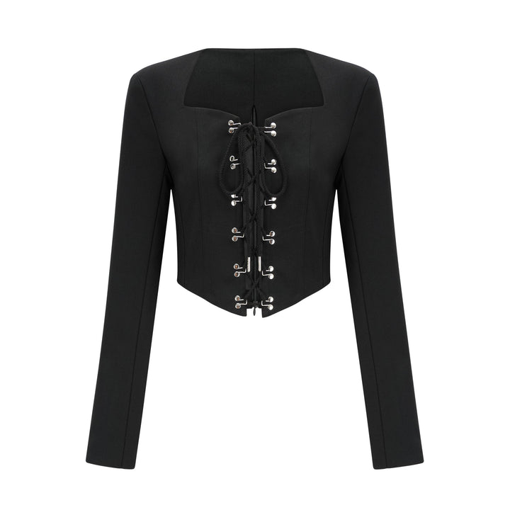 Levoire | Veste Cropped À Lacets