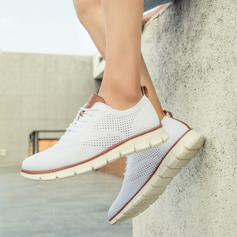 Levoire | Baskets En Tricot Confortables Blanc