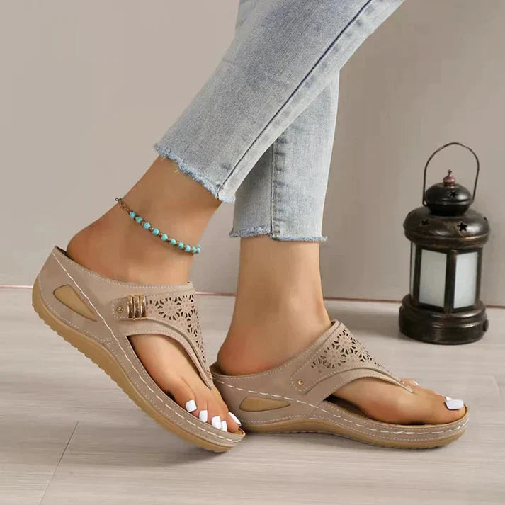 Levoire | Sandales Orthopédiques Pour Femmes Beige