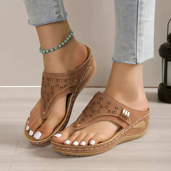 Levoire | Sandales Orthopédiques Pour Femmes Braun