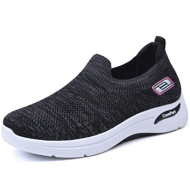 Levoire | Chaussure Femme À Enfiler En Mesh Noir
