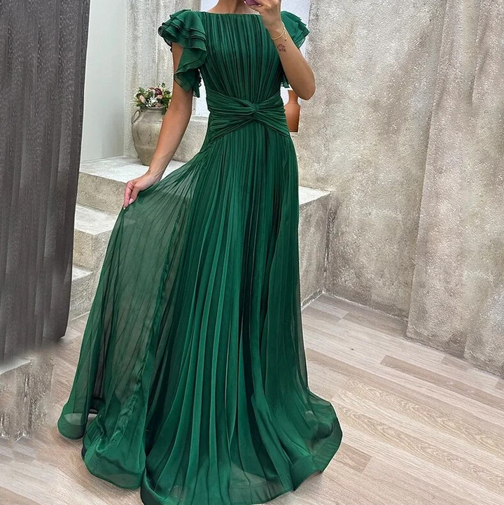 Levoire | Robe de soirée colorée élégante Vert