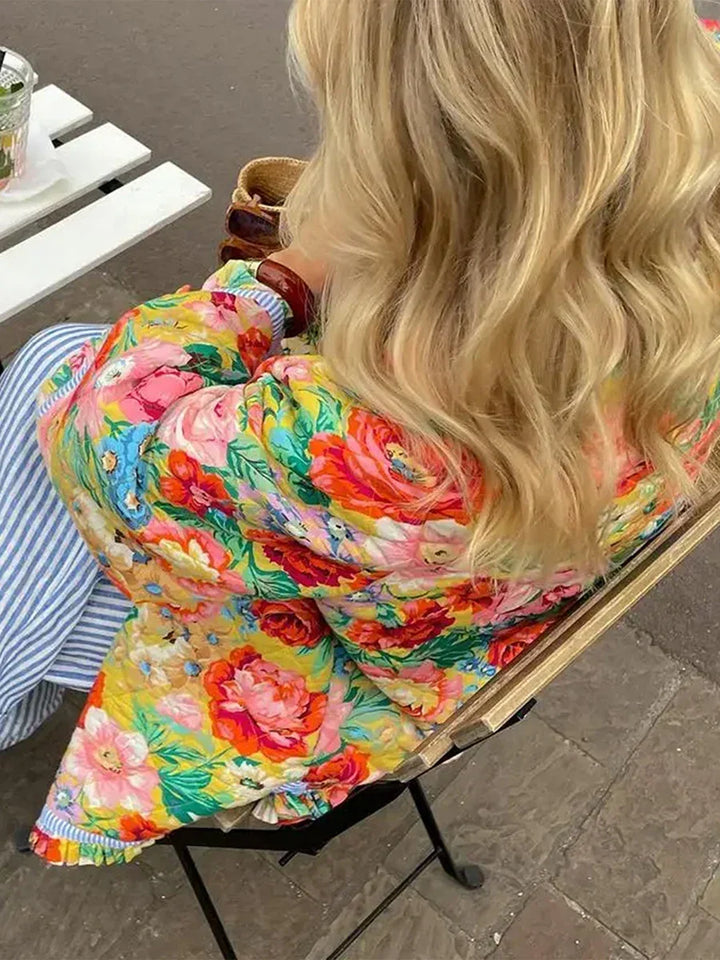 Levoire | Veste D'Été Légère Avec Motif Floral