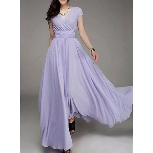 Levoire | Robe Maxi D'Été Lila