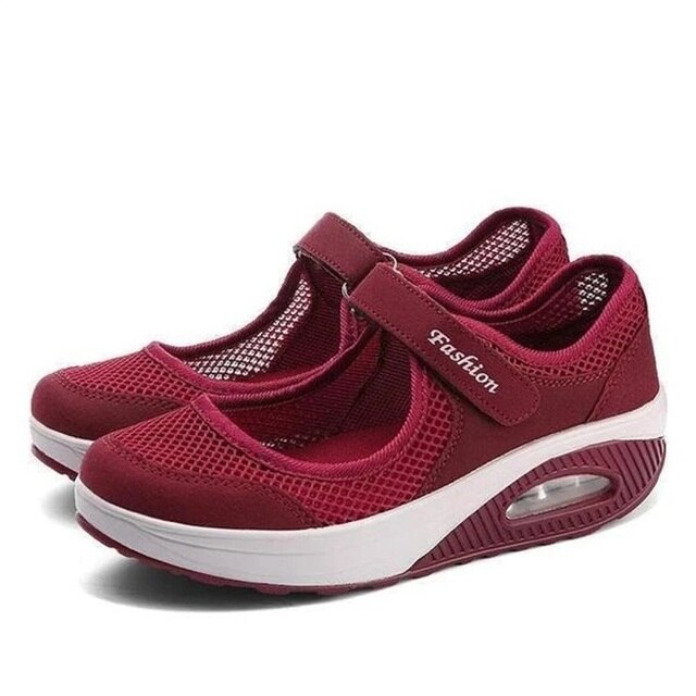 Levoire | Chaussures De Femme Orthopédiques Pour L'Intérieur Et L'Extérieur Rot