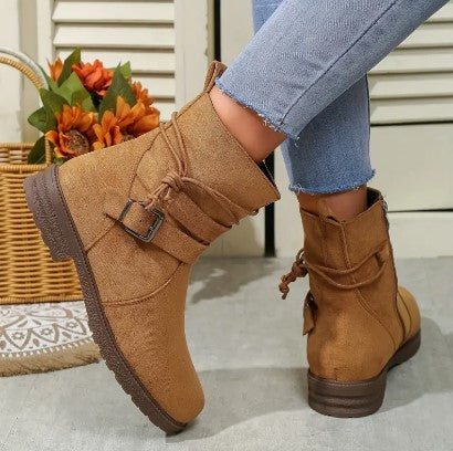 Levoire | Fermeture À Glissière Bottes En Daim Confortables Bottines