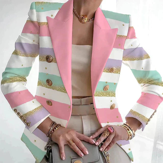 Levoire | Blazer À Imprimé Chic Rosa