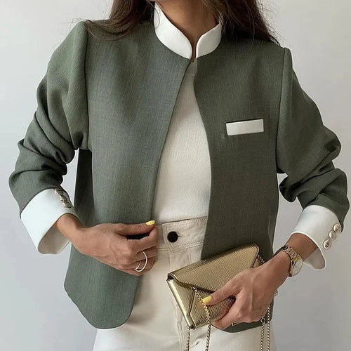 Levoire | Taille Haute Jambes Larges Ensemble Deux Pièces Blazer Et Pantalon