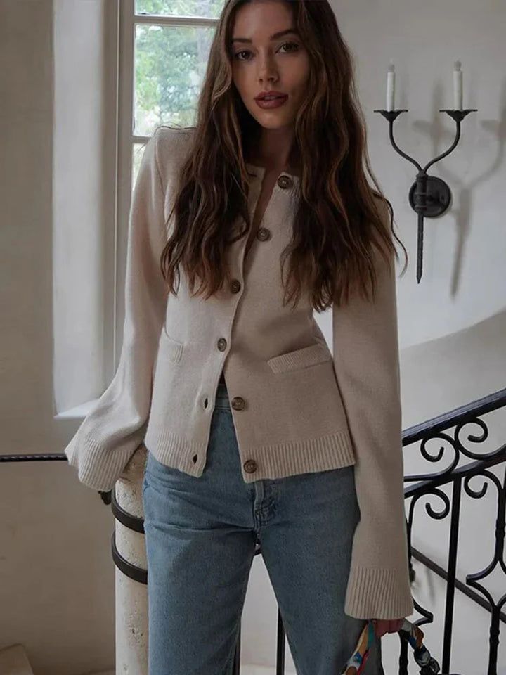 Levoire | Veste À Manches Longues Avec Poches Beige