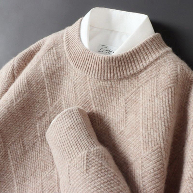 Levoire | Pull Traum Avec Sensation Cachemire Pour Hommes Khaki