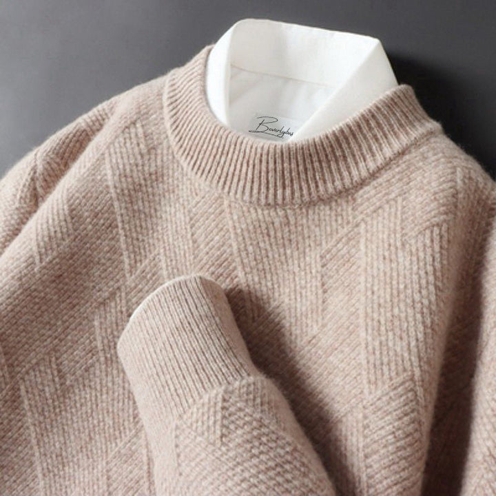 Levoire | Pull Traum Avec Sensation Cachemire Pour Hommes Khaki