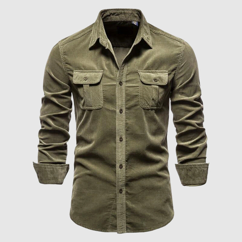 Levoire | Chemise De Manches Longues Décontractée Pour Hommes