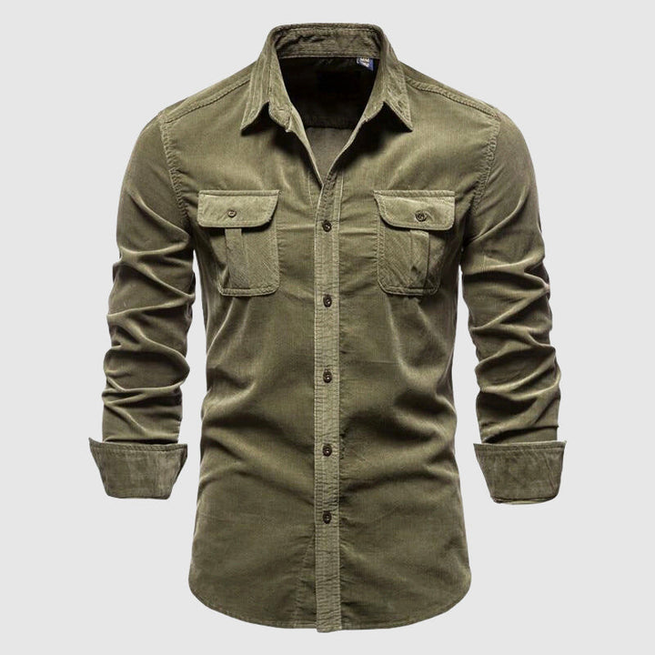 Levoire | Chemise De Manches Longues Décontractée Pour Hommes