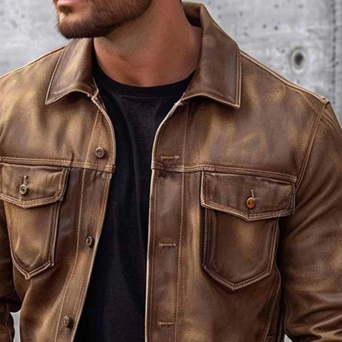 Levoire | Veste Réversible À Manches Longues Avec Col Et Boutons