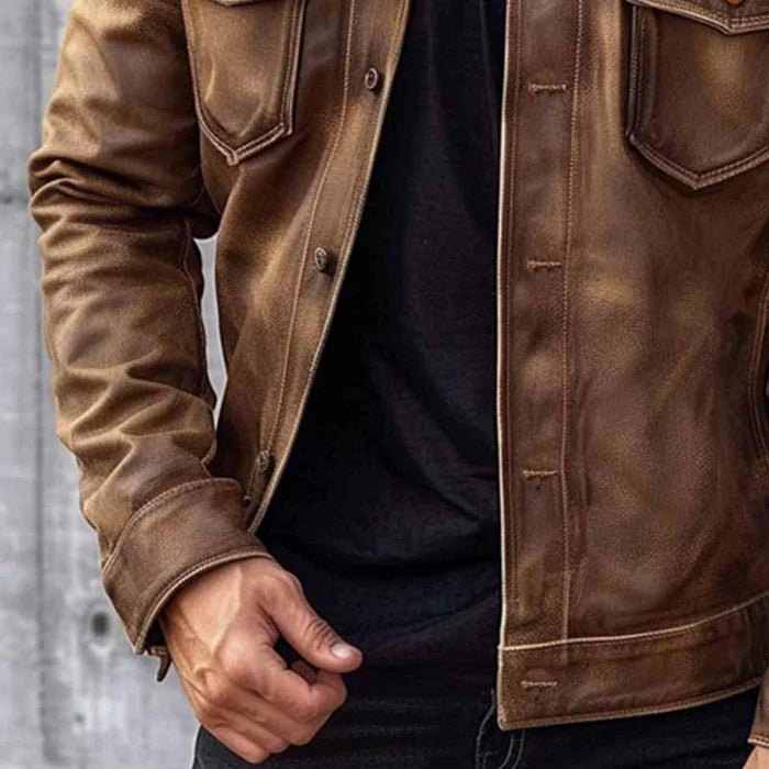 Levoire | Veste à col réversible à manches longues avec boutons