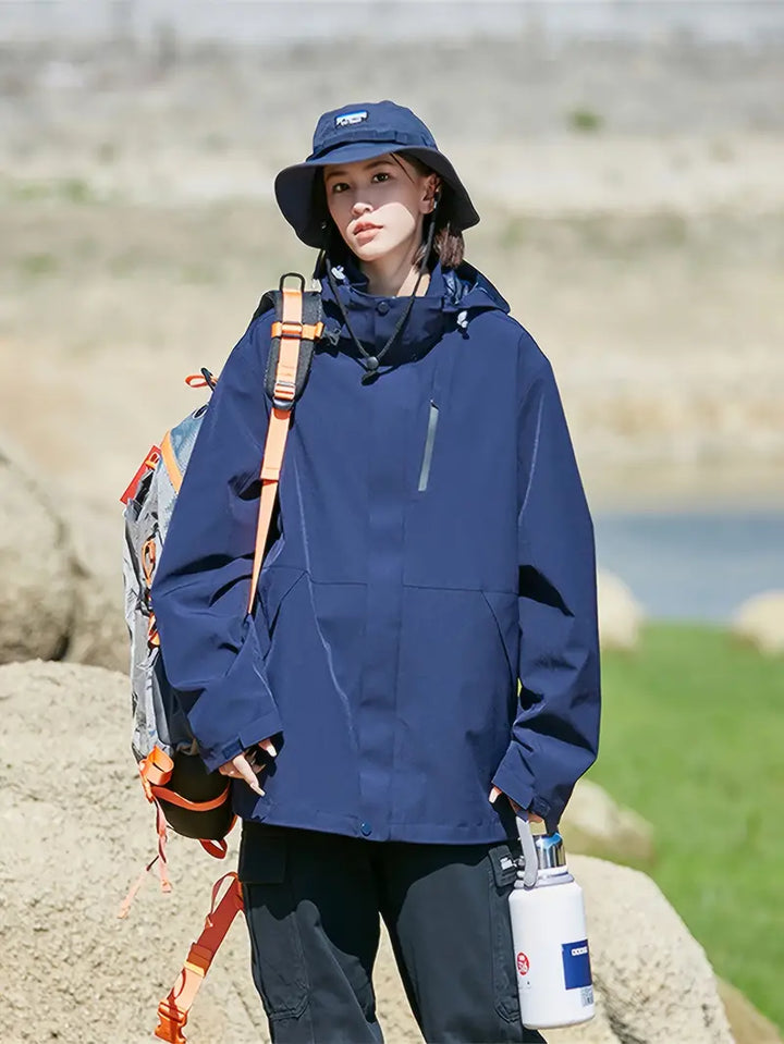 Levoire | Veste Softshell Avec Capuche En Grandes Tailles Pour Femmes Jalenxa Bleu foncé