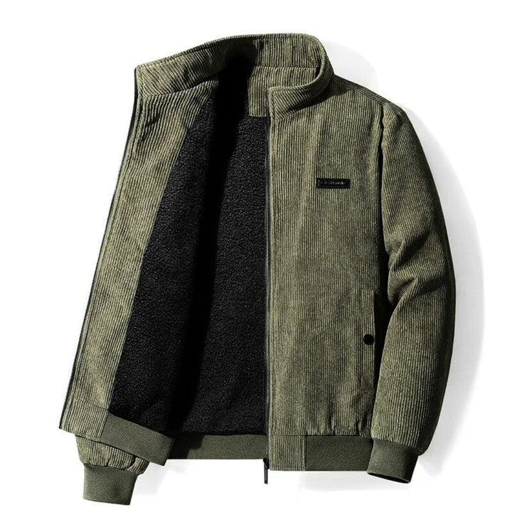Levoire | Veste En Corduroy Rétro Armegreen