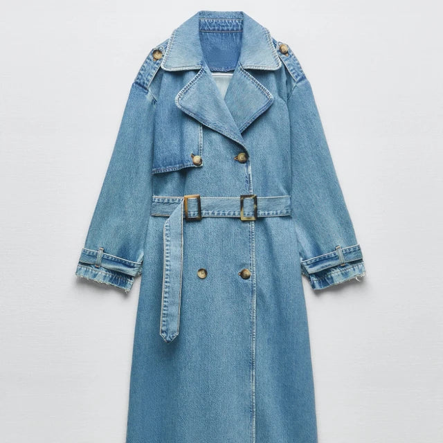 Levoire | Manteau En Denim Bleu