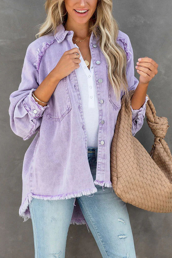 Levoire | Veste Femme À Coupe Détendue Lila