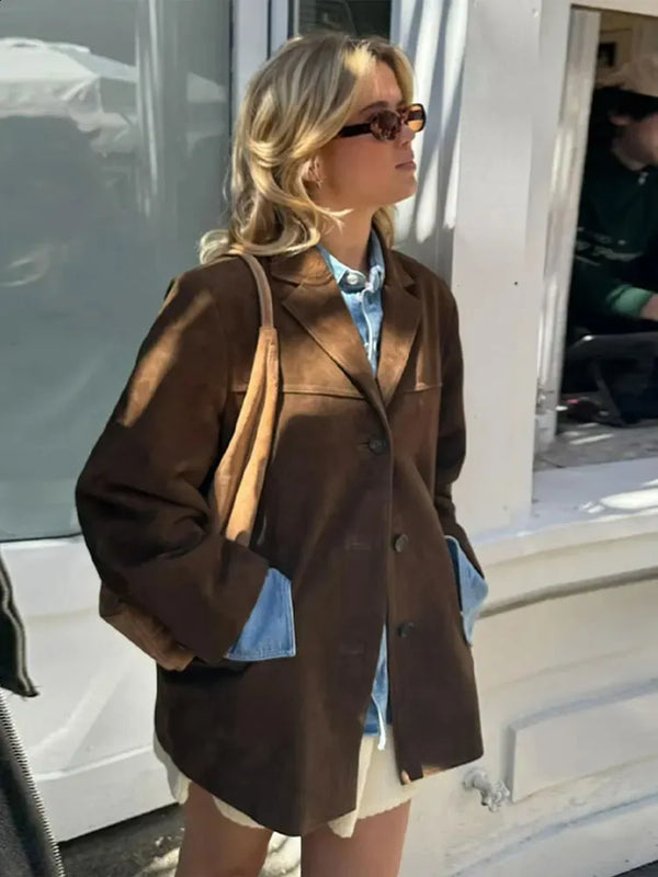 Levoire | Veste Grande Taille Élégante Avec Col Revers