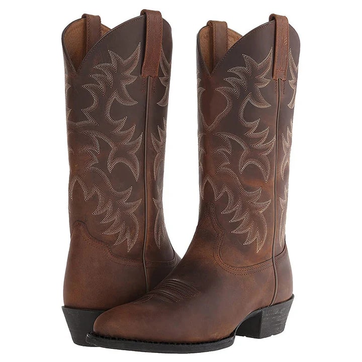 Levoire | Bottes De Cowboy Élégantes Pour Femmes Braun