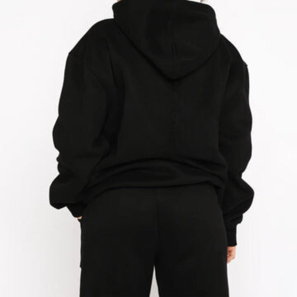 Levoire | Pull À Capuche Stylé Et Confortable Et Ensemble De Jogging Noir