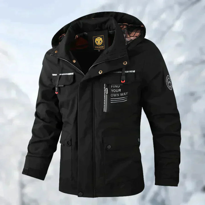 Levoire | Veste De Plein Air Imperméable Pour Hommes Noir