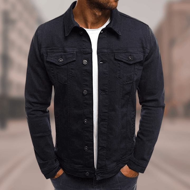 Levoire | Veste en jean élégante et confortable Noir