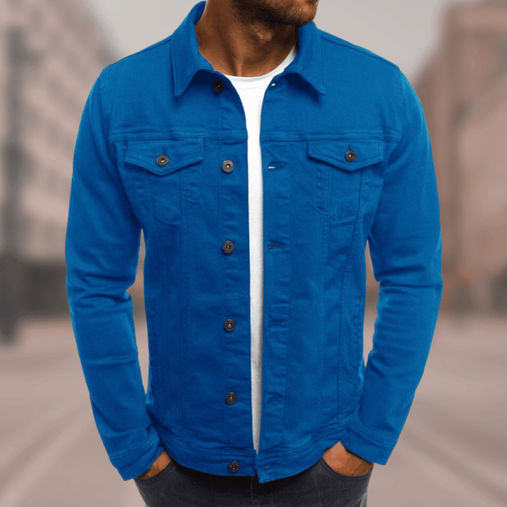 Levoire | Veste en jean élégante et confortable Bleu