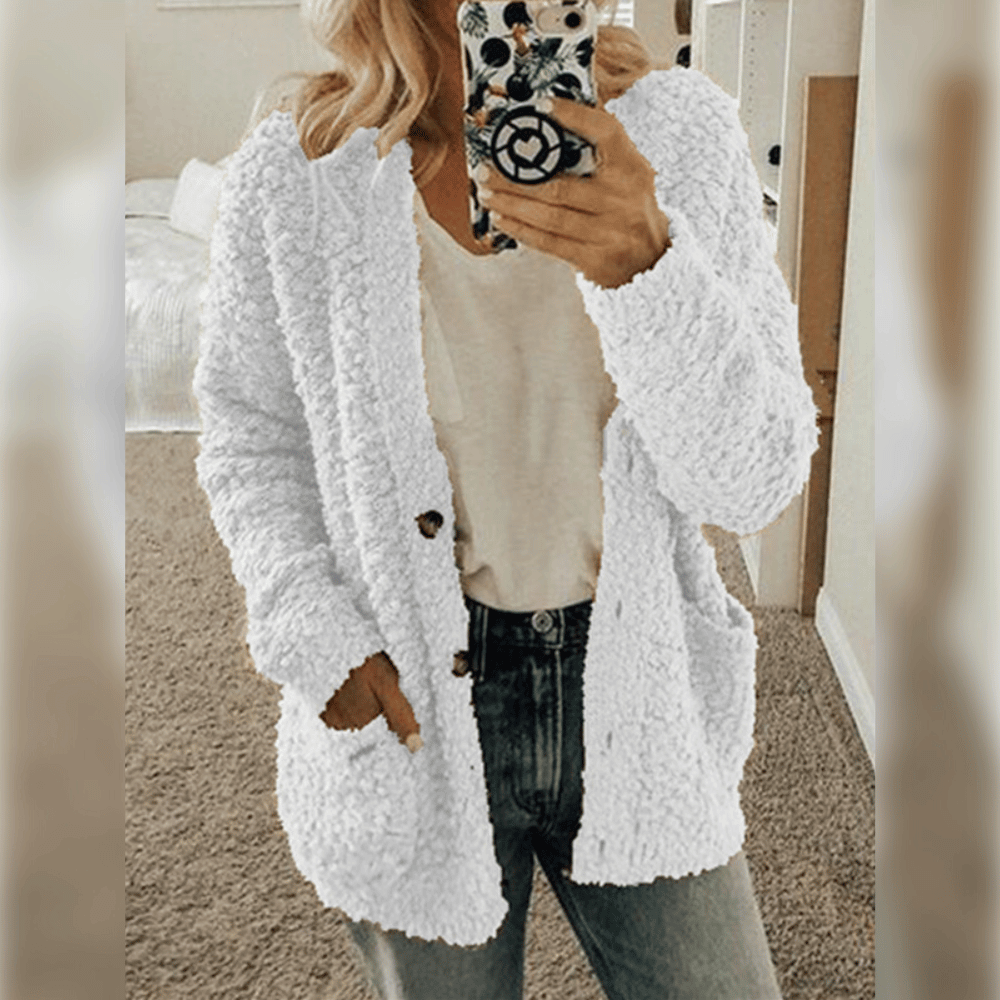 Levoire | Veste Élégante Avec Design En Laine Blanc