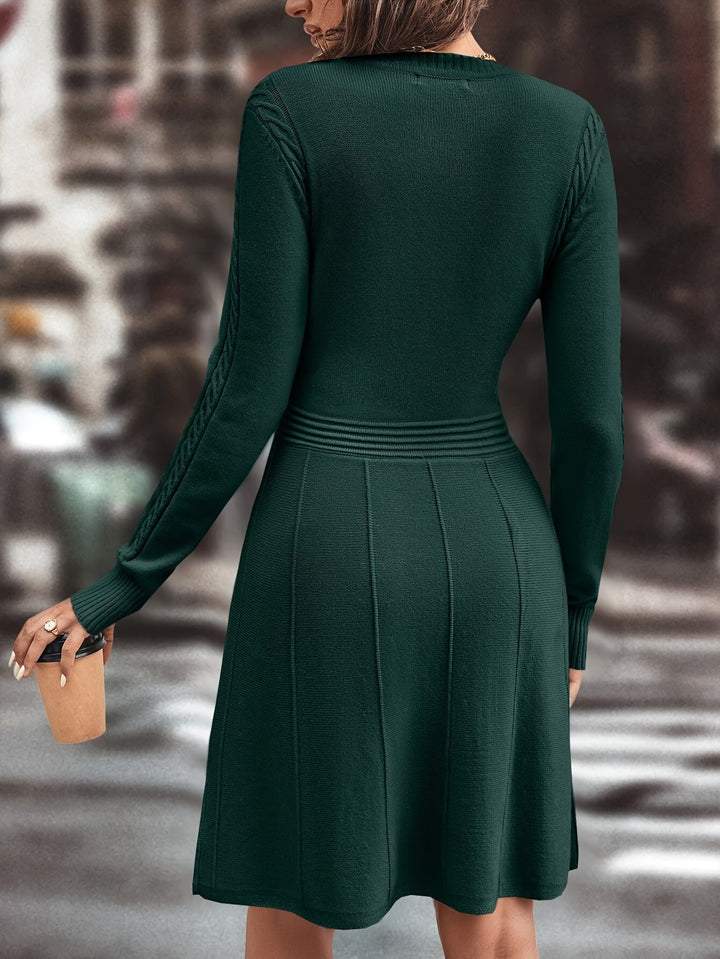 Levoire | Robe En Tricot Élégante À Manches Longues