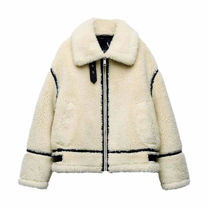 Avriane | Veste en teddy douce et chaude